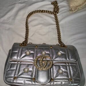 Gucci Pearl GG Marmont Bag